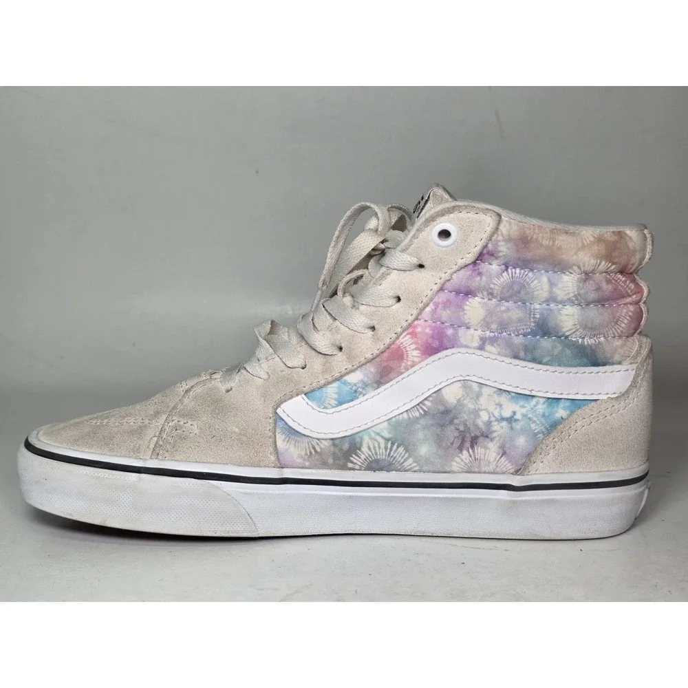 Vans‎ Filmore Hi Heart Tie Dye Women's Sneakers Size 8.5 High Top Suede Shoes